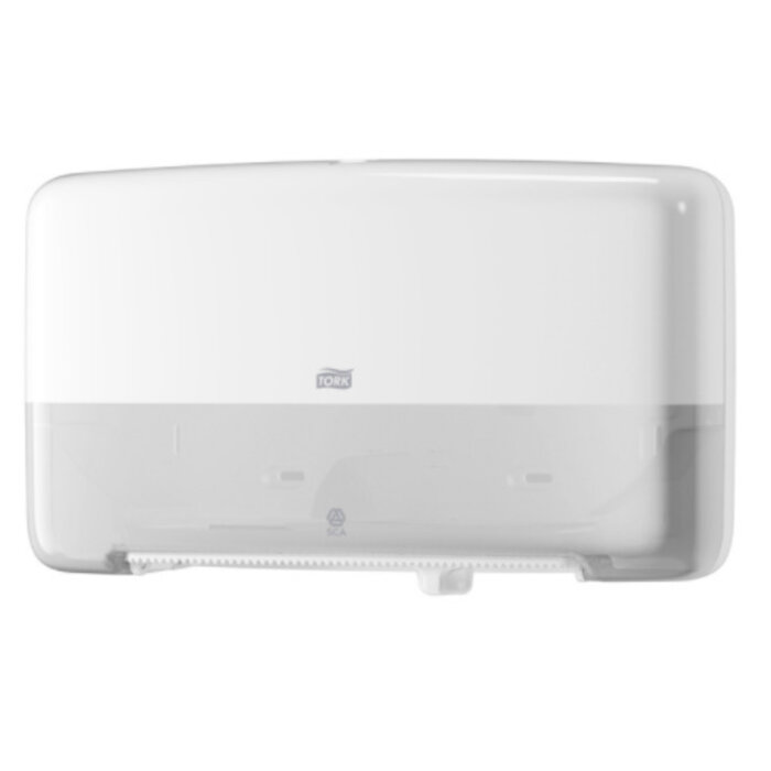 Tork Tork Twin Mini Jumbo Toiletpapier Dispenser Kunststof Wit T2