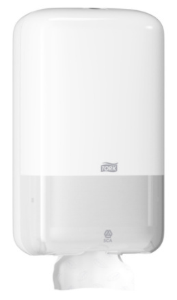 Tork Tork Gevouwen Toiletpapier Dispenser Kunststof Wit T3