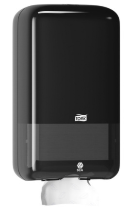 Tork Tork Gevouwen Toiletpapier Dispenser Kunststof Zwart T3