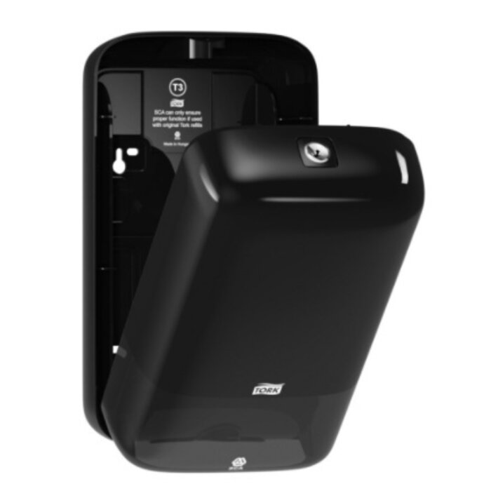 Tork Tork Gevouwen Toiletpapier Dispenser Kunststof Zwart T3
