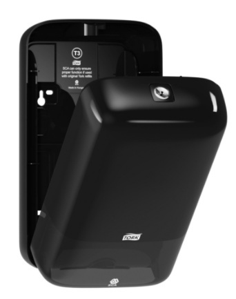 Tork Tork Gevouwen Toiletpapier Dispenser Kunststof Zwart T3