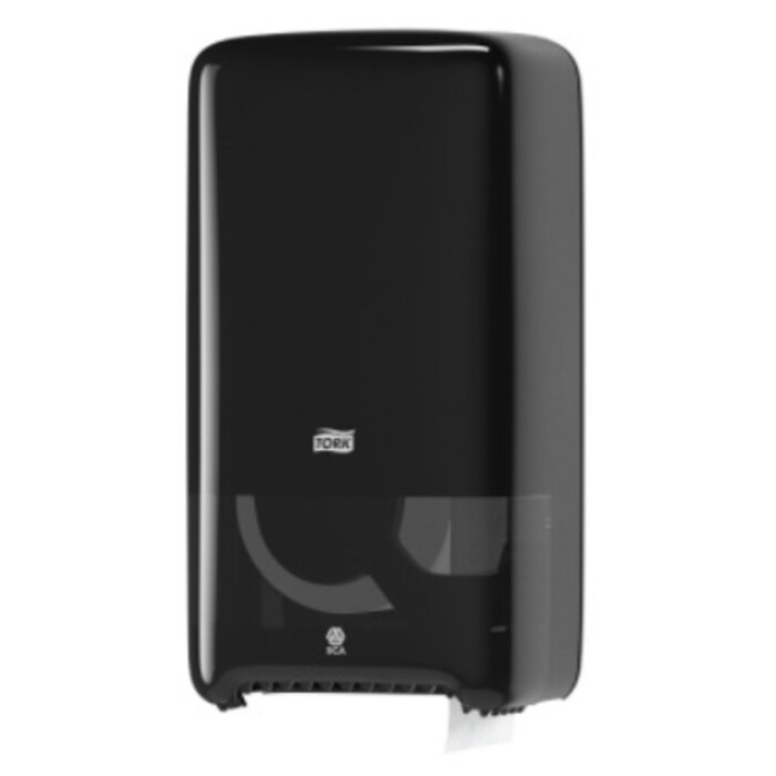 Tork Tork Twin Mid-size Toiletpapier Dispenser Kunststof Zwart T6