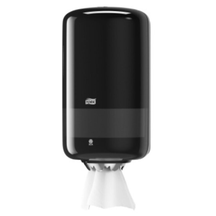 Tork Tork Mini Centerfeed Poetspapier Dispenser Kunststof Zwart M1