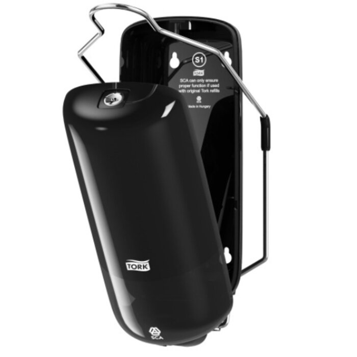 Tork Tork Vloeibare Zeep Dispenser met Armbeugel Zwart S1