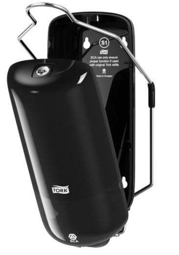 Tork Tork Vloeibare Zeep Dispenser met Armbeugel Zwart S1