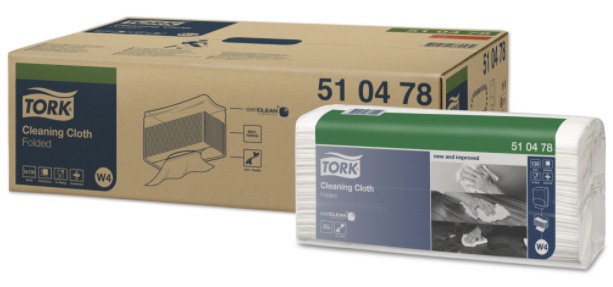 Tork Tork industrial heavy duty reinigingdoek gevouwen, 1-laags, 5 pak x 65 doek W4