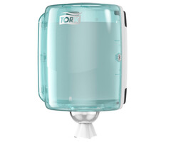 Tork Tork Combi Rol Poetspapier Dispenser Kunststof Wit/Turquoise W2