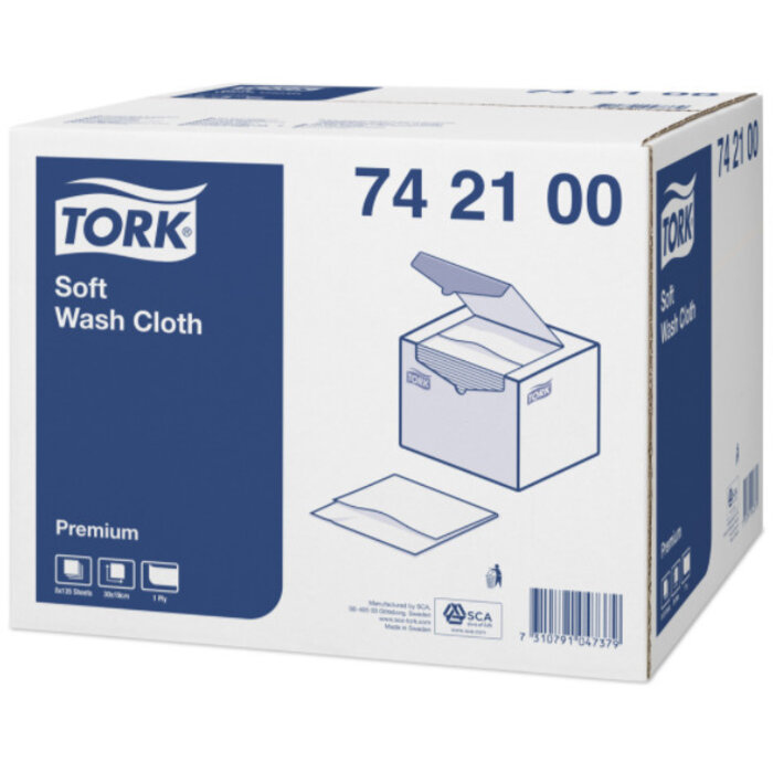 Tork Tork Zachte Wasdoek 1-laags Wit