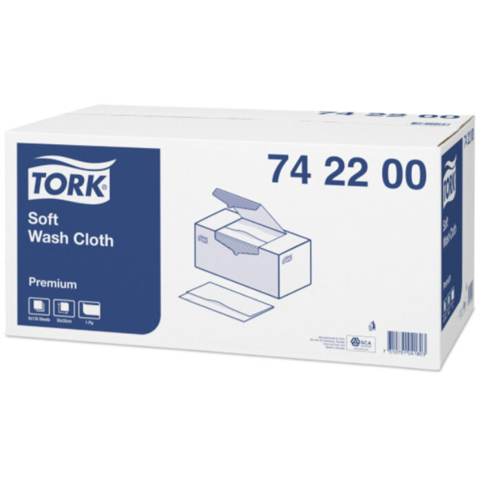 Tork Tork Zachte Wasdoek 1-laags XL Wit