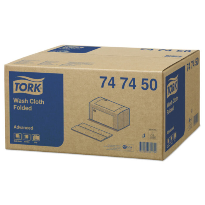 Tork Tork Sterke Gevouwen Wasdoek 6-laags Wit H3