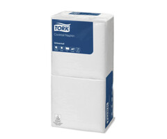 Tork Tork tissue servet 24x24cm 1-laags 1/4-vouw wit 20x200
