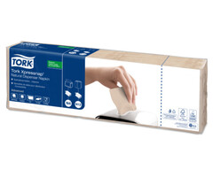 Tork Tork Xpressnap® dispenserservet 21,6x33cm 1-laags 1/4-vouw Natural environmental print