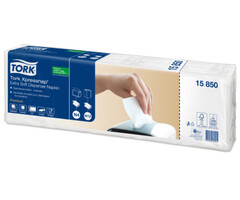 Tork Tork Xpressnap® dispenserservet 21,6x16,5cm 2-laags 1/2-vouw wit 5x200x8