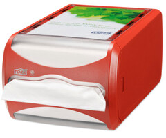 Tork Tork Xpressnap® Counter servetdispenser rood (N4)