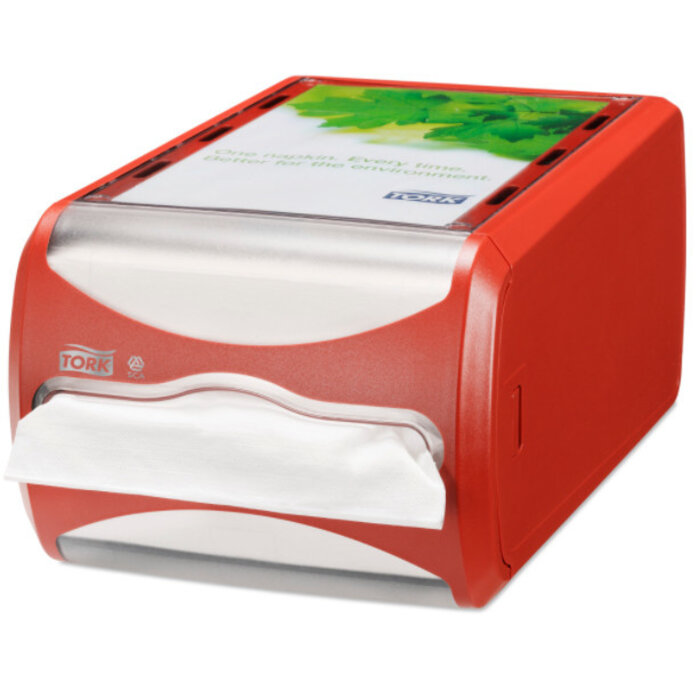Tork Tork Xpressnap® Counter servetdispenser rood (N4)