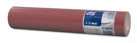 Tork Tork textile feel tafelloper burgundy 0,4x12m x20 4r
