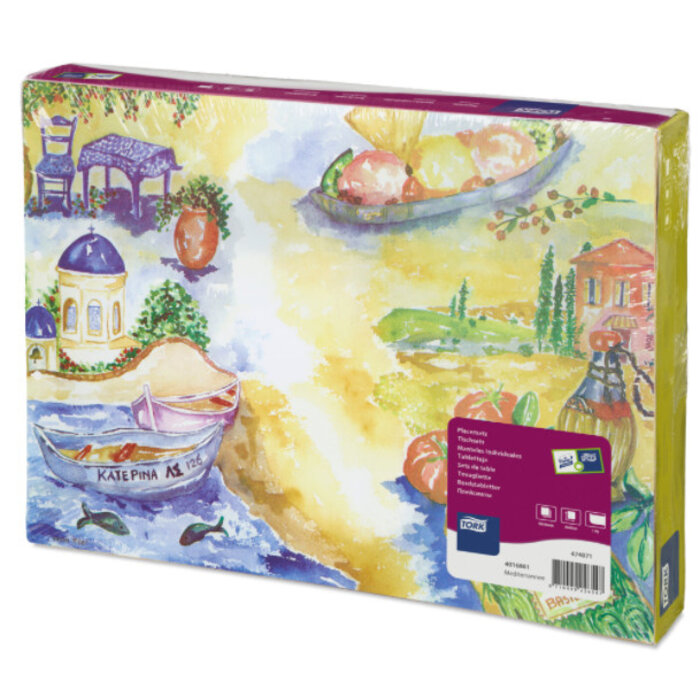 Tork Tork placemat 30x42cm Mediterrannee 5x500
