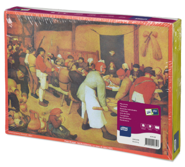 Tork Tork placemat 30x42cm Bruiloftsmaal 5x500
