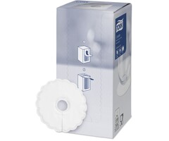 Tork Tork onderzetter 8-laags Ø9cm wit met inkeping 12x250