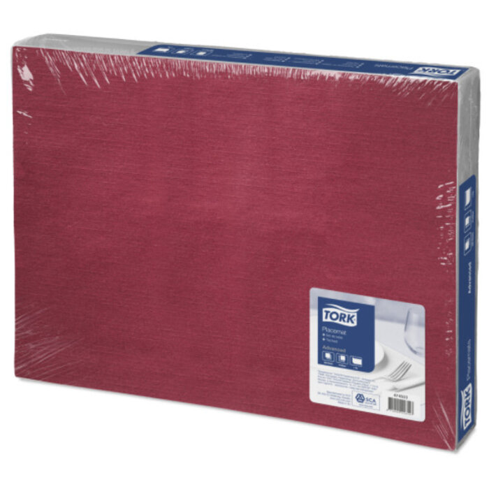 Tork Tork placemat 31x42cm burgundy 5x500