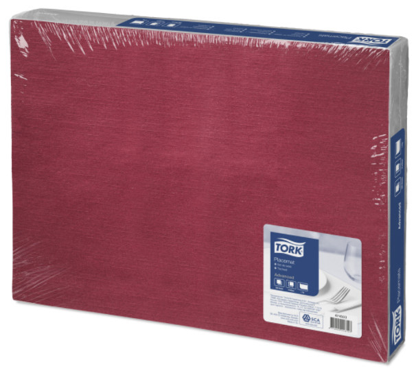 Tork Tork placemat 31x42cm burgundy 5x500
