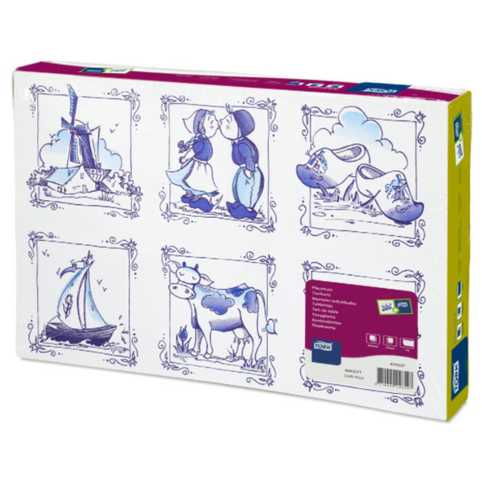 Tork Tork placemat 27x42cm Delft-ware 5x500
