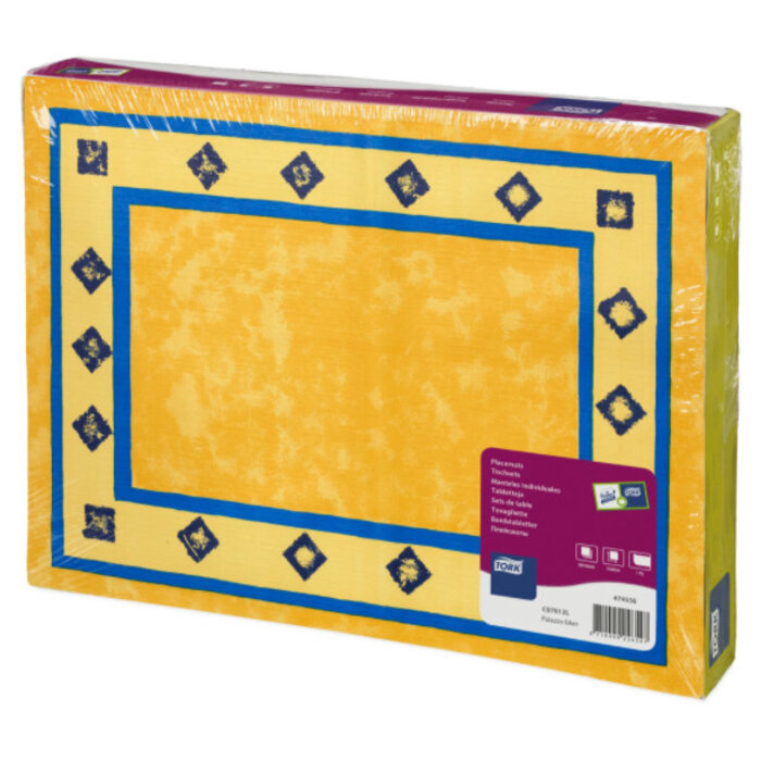 Tork Tork placemat 31x42cm Palazzo Blue 5x500