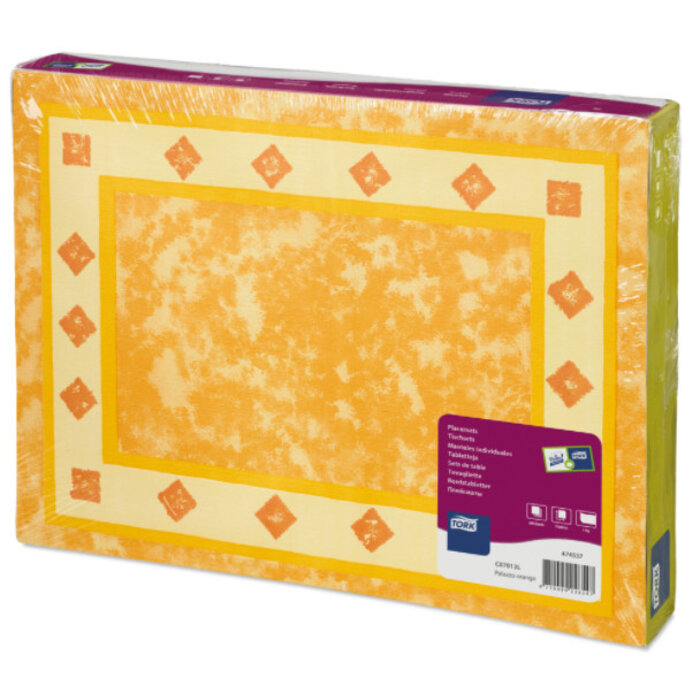 Tork Tork placemat 31x42cm Palazzo Orange 5x500