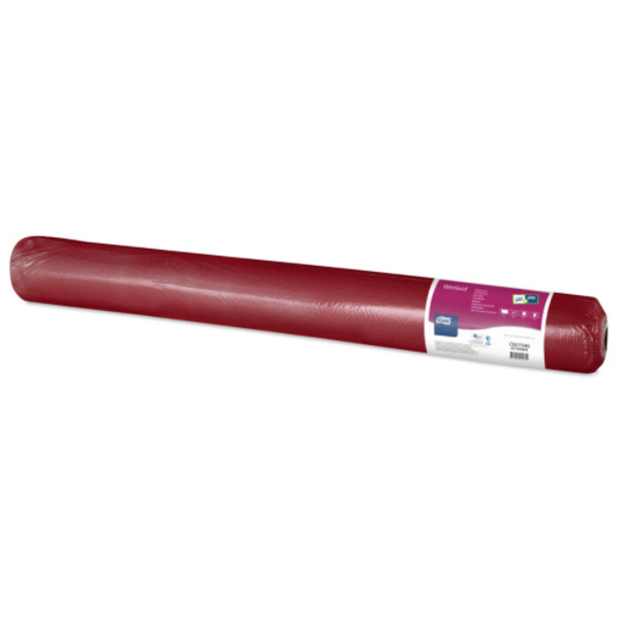 Tork Tork textile feel tafelrol 50x1,2m burgundy 2r