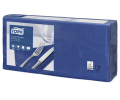 Tork Tork tissue servet 33x33cm 2-laags 1/4-vouw midnight blue 10x200