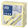 Tork tissue servet 39x39cm 3-laags 1/4-vouw champagne 12x100
