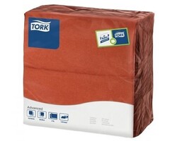 Tork Tork tissue servet 39x39cm 2-laags 1/8-vouw terracotta 12x150