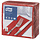 Tork tissue servet 39x39cm 2-laags 1/8-vouw rood 12x150