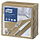 Tork tissue servet 39x39cm 3-laags 1/4-vouw biscuit 12x100