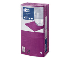 Tork Tork tissue servet 23x23cm 2-laags 1/4-vouw plum 10x300