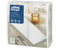 Tork Tork LinStyle® servet 39x39cm 1/8-vouw wit 12x50