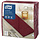 Tork LinStyle® servet 39x39cm 1/8-vouw burgundy 12x50