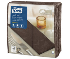 Tork Tork LinStyle® servet 39x39cm 1/8-vouw cocoa 12x50