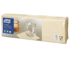 Tork Tork LinStyle® servet 23x23cm 1/4-vouw cream 10x150