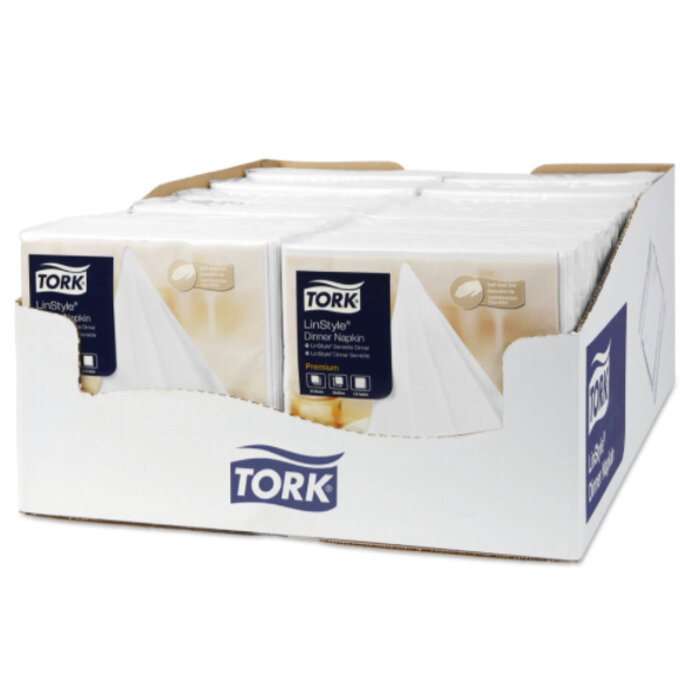 Tork Tork LinStyle® servet 39x39cm 1/4-vouw wit 12x50