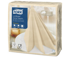 Tork Tork LinStyle® servet 39x39cm 1/4-vouw cream 12x50