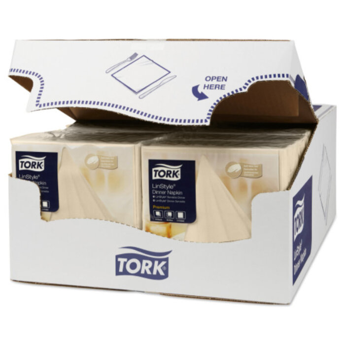 Tork Tork LinStyle® servet 39x39cm 1/4-vouw cream 12x50