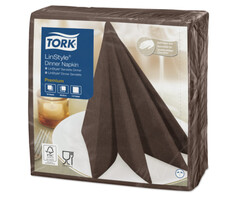 Tork Tork LinStyle® servet 39x39cm 1/4-vouw cocoa 12x50