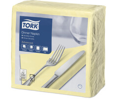 Tork Tork tissue servet 39x39cm 2-laags 1/4-vouw champagne 12x150