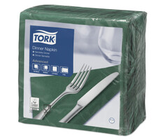 Tork Tork tissue servet 39x39cm 2-laags 1/4-vouw mountain pine green 12x150