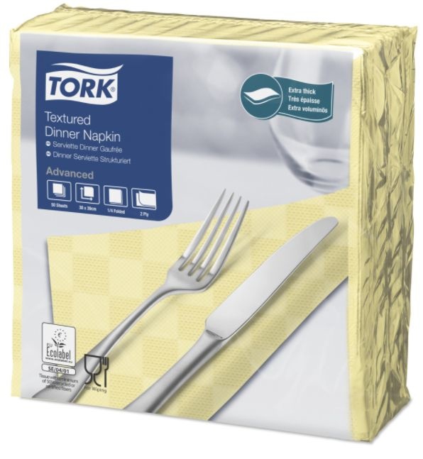 Tork Tork NexxStyle® servet 38x39cm 2-laags 1/4-vouw champagne 18x50