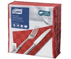 Tork Tork NexxStyle® servet 38x39cm 2-laags 1/4-vouw rood 18x50