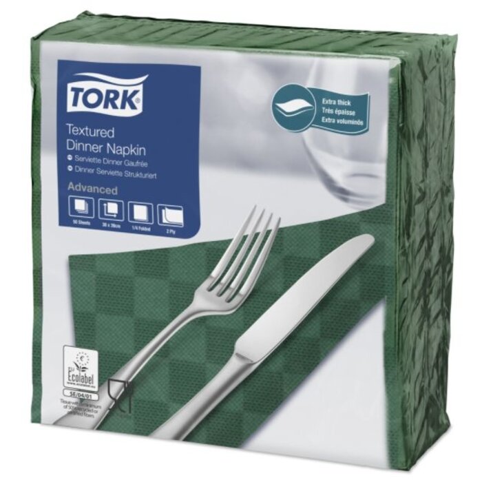 Tork Tork NexxStyle® servet 38x39cm 2-laags 1/4-vouw mountain pine green 18x50
