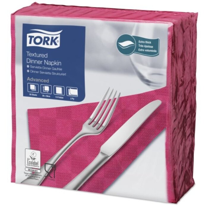 Tork Tork NexxStyle® servet 38x39cm 2-laags 1/4-vouw fuchsia 18x50