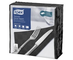 Tork Tork NexxStyle® servet 38x39cm 2-laags 1/4-vouw zwart 18x50